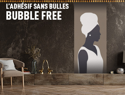 adhésif bubble free sans bulles 