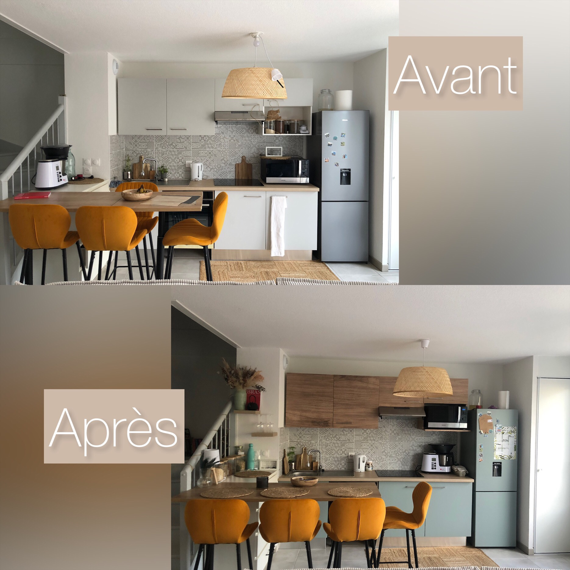 sticker frigo cuisine