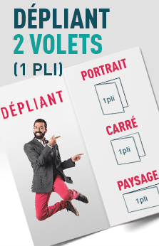 depliant 2 volets