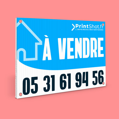 panneau immobilier personnalisé
