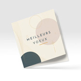 carte de voeux plié