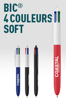 4 couleurs bic soft