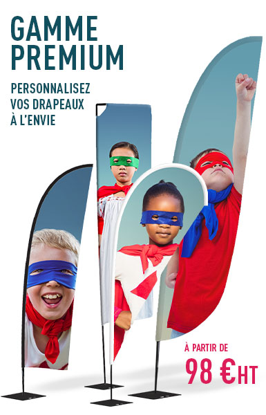 drapeau oriflamme personnalisable