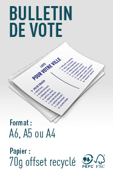 impression bulletin de vote