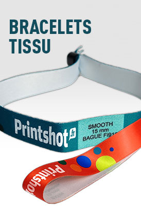 Bracelet tissu personnalisé