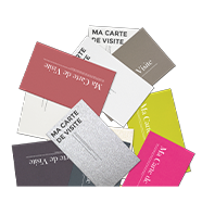 carte visite papier creation 