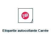 Votre sticker petit format le lendemain : impression 24H des étiquettes  autocollantes