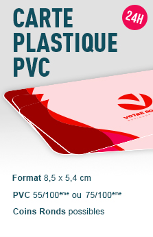 Carte plastique PVC