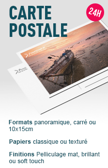 Impression cartes postales