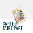 Carte de voaux et Faire-part