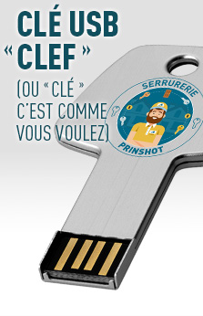 clé usb personnalisable 