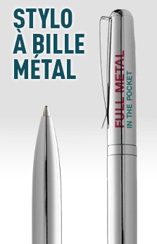 stylo bille métal personnalisé 