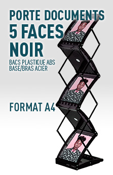 presentoir 5 faces