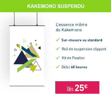 Kakemono Suspendu