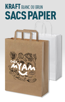 Sacs kraft personnalisables