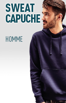 sweat capuche homme personnalisable