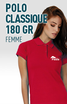 polo femme imprimé