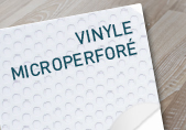 Adhésif microperforé