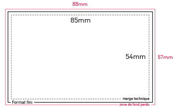 carte de visite format