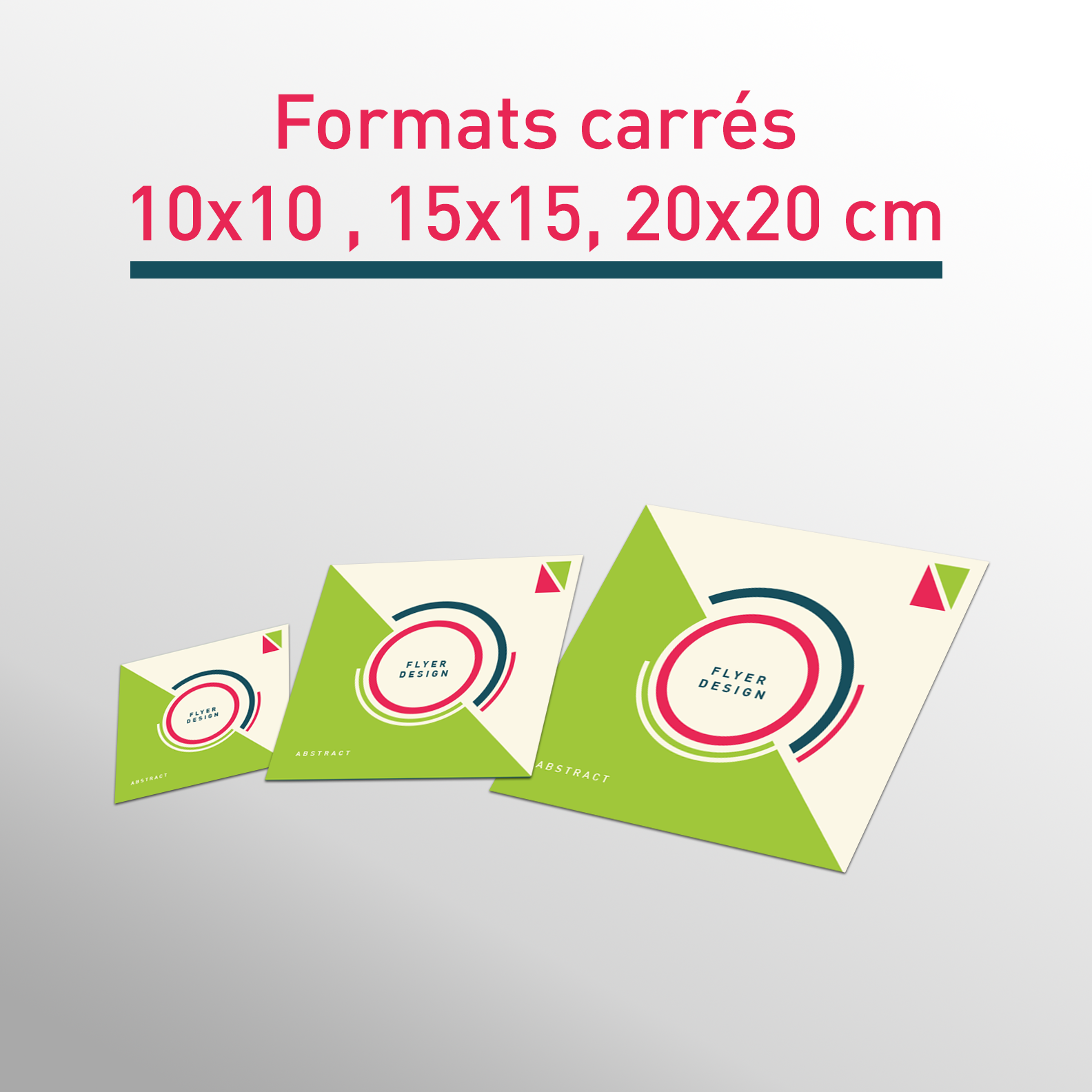 Les formats flyers carrés