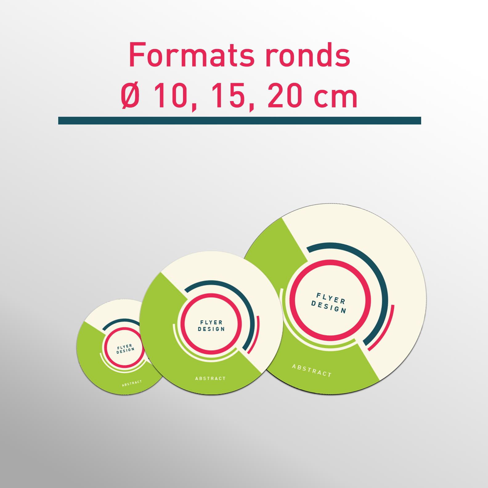 Les formats flyers carrés