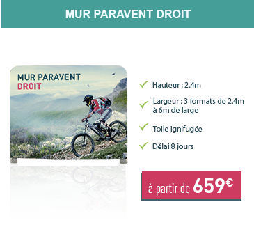 Mur paravent droit