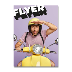 flyer pas cher 135g couché brillant