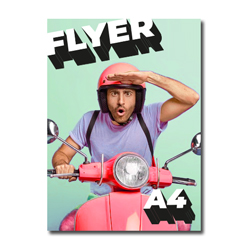 flyer A4 135g couché brillant