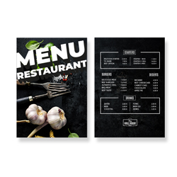 menu A5 pas cher
