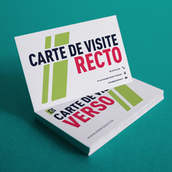 carte de visite recto verso