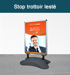 stop trottoir lesté